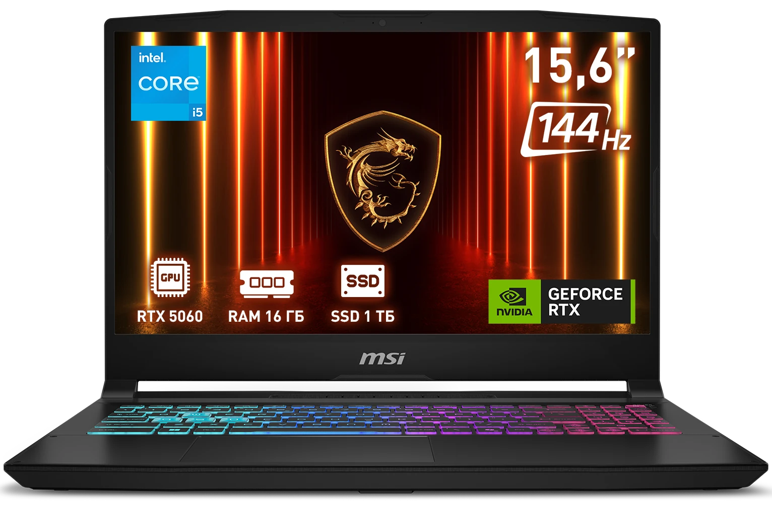 Ноутбук игровой MSI Katana 15 HX B14WFK-1014XUA (9S7-1587C1-1014) Black